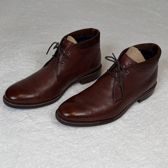 Cole Haan Grand OS Men's Brown Leather Chukka Boots Size 11.5 - Picture 2 of 9